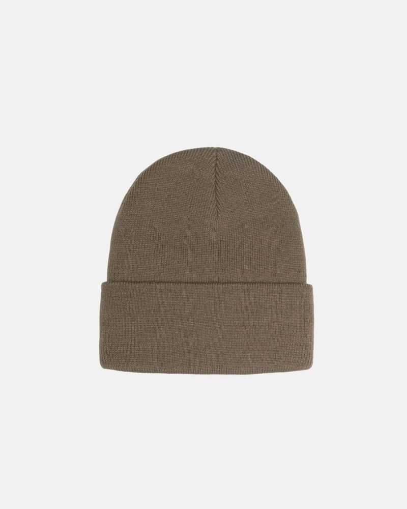 Chocolate Men's Stussy Stock Cuff Beanie | CA0000488