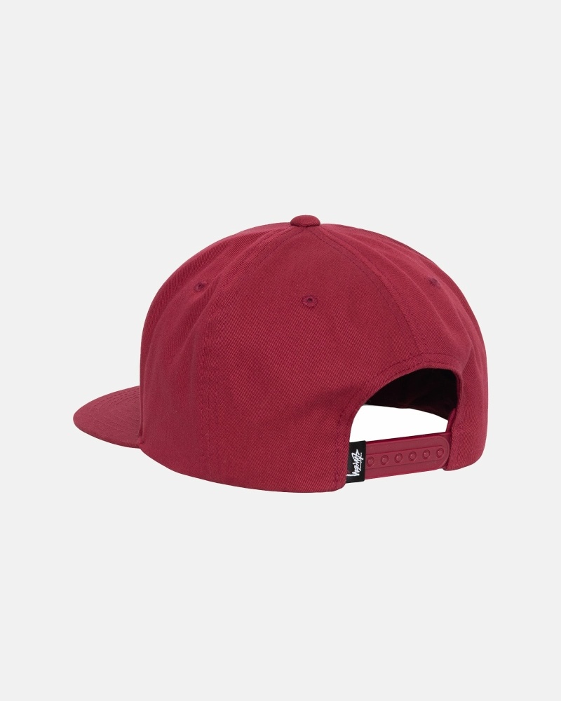 Claret Men's Stussy Big Stock Point Crown Caps | CA0000413