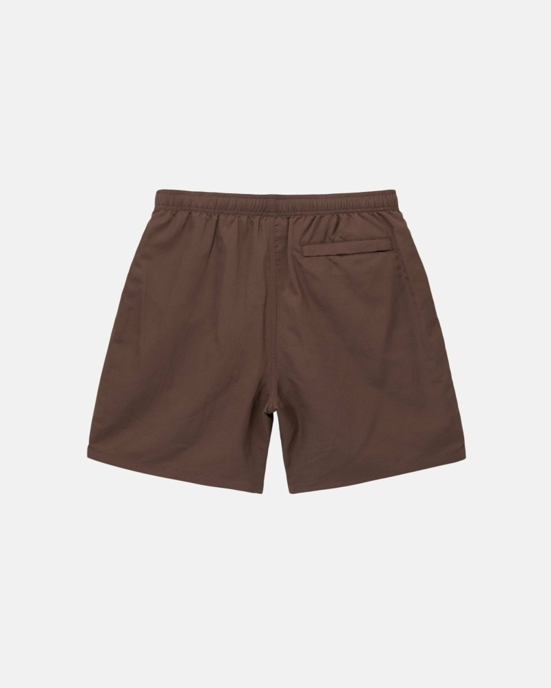 Coffee Men's Stussy Big Basic Shorts | CA0000620