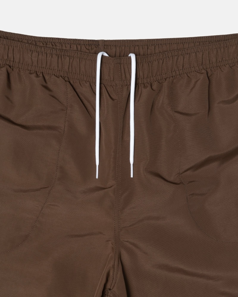 Coffee Men's Stussy Big Basic Shorts | CA0000620