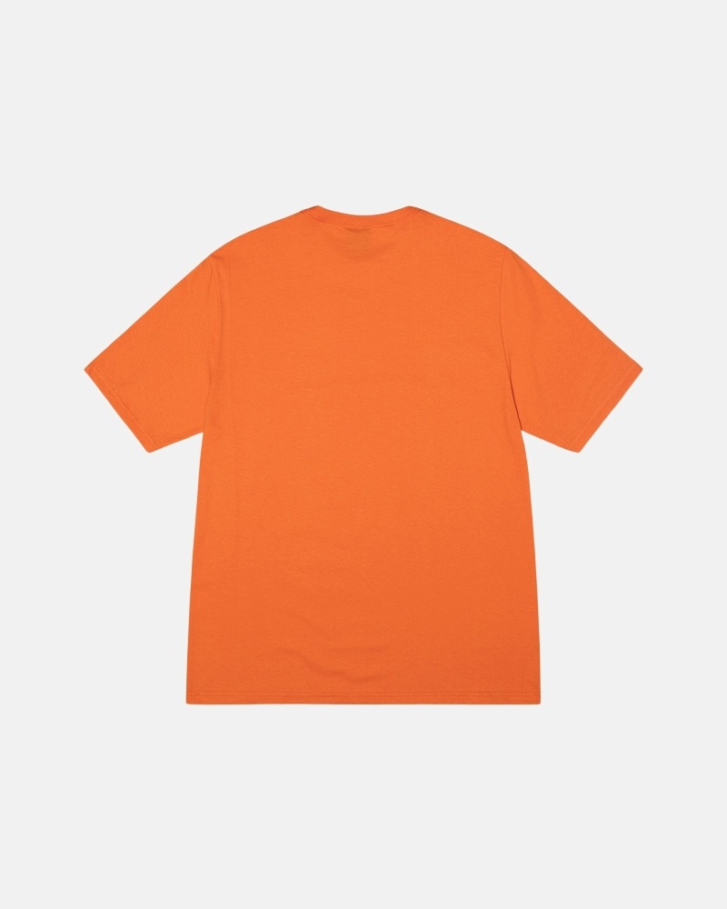 Coral Men's Stussy Stock Box T Shirts | CA0000273