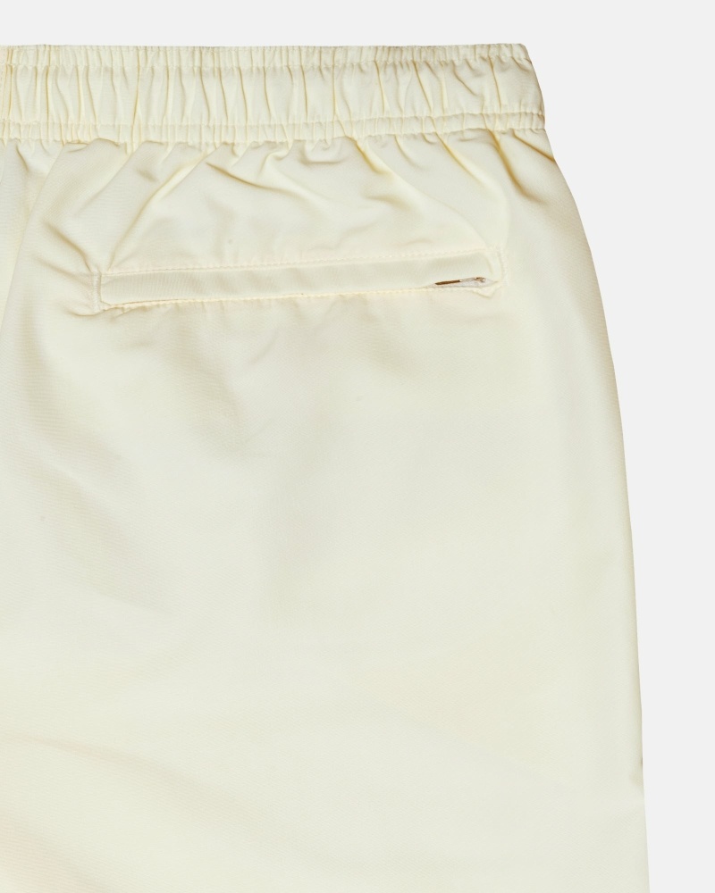 Cream Men's Stussy Big Basic Shorts | CA0000619