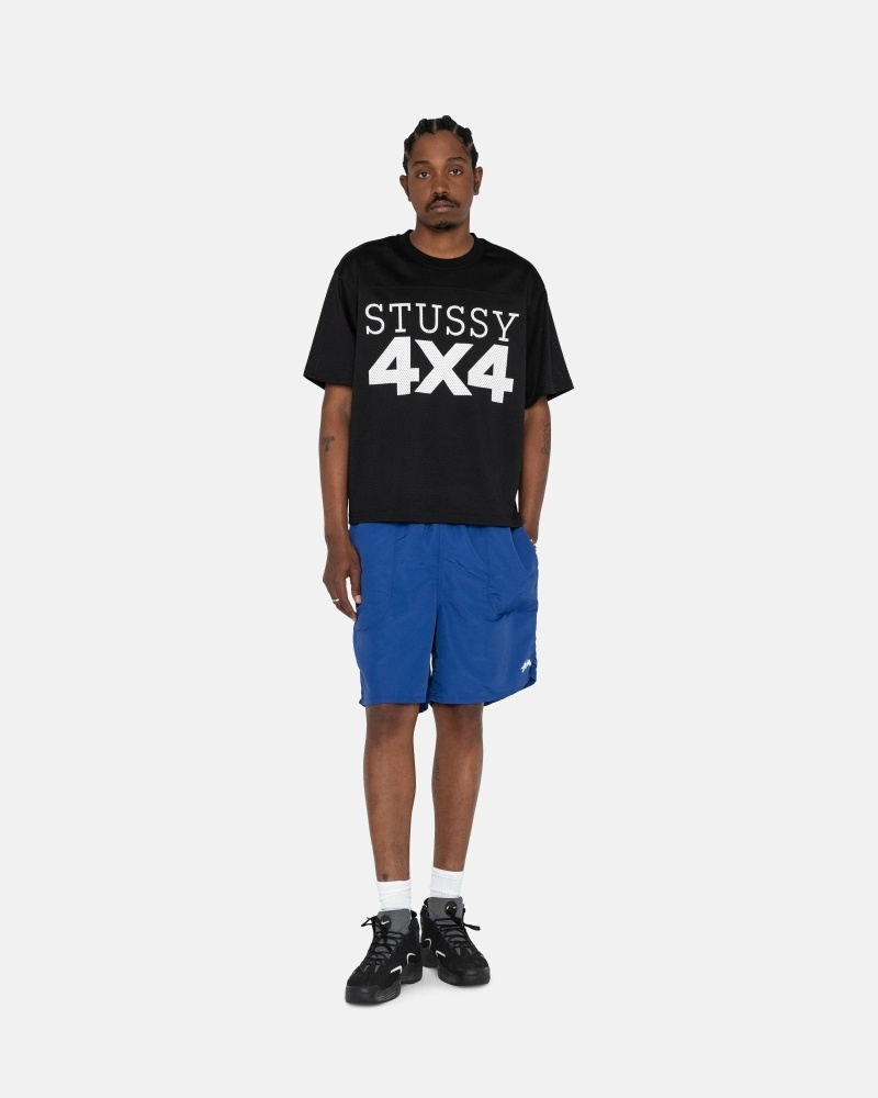 Deep Blue Men's Stussy Stock Shorts | CA0000691