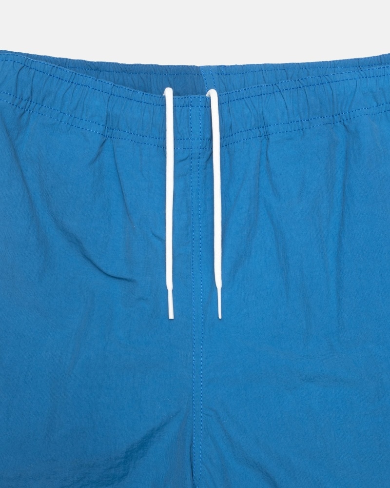 Deep Blue Men's Stussy Wave Dye Nylon Short Shorts | CA0000713