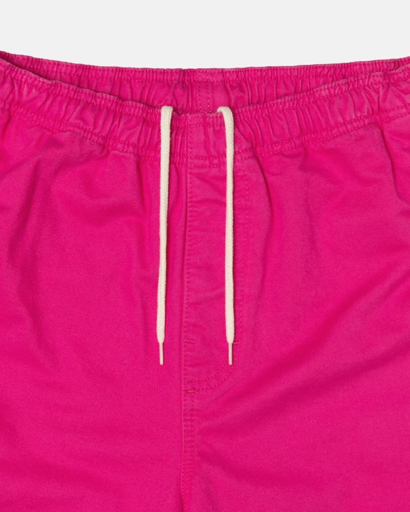 Fuchsia Men's Stussy Brushed Shorts | CA0000633