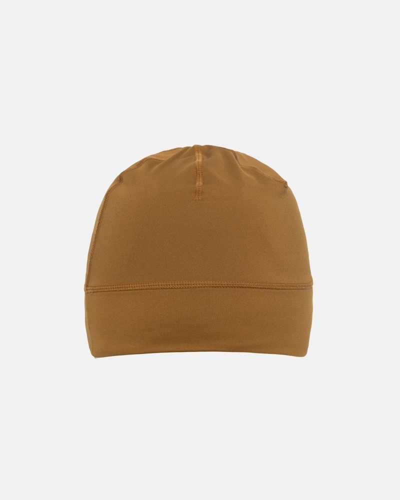 Gold Men's Stussy Helvetica Sport Skullcap Hats | CA0000469