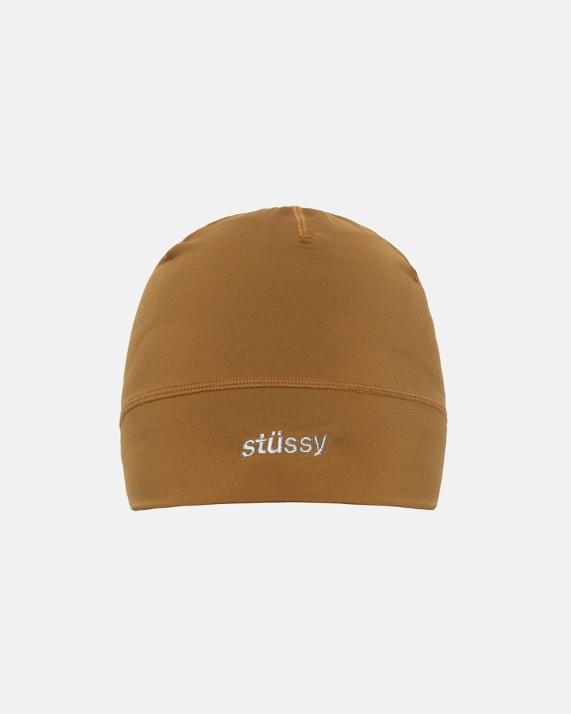 Gold Men\'s Stussy Helvetica Sport Skullcap Hats | CA0000469