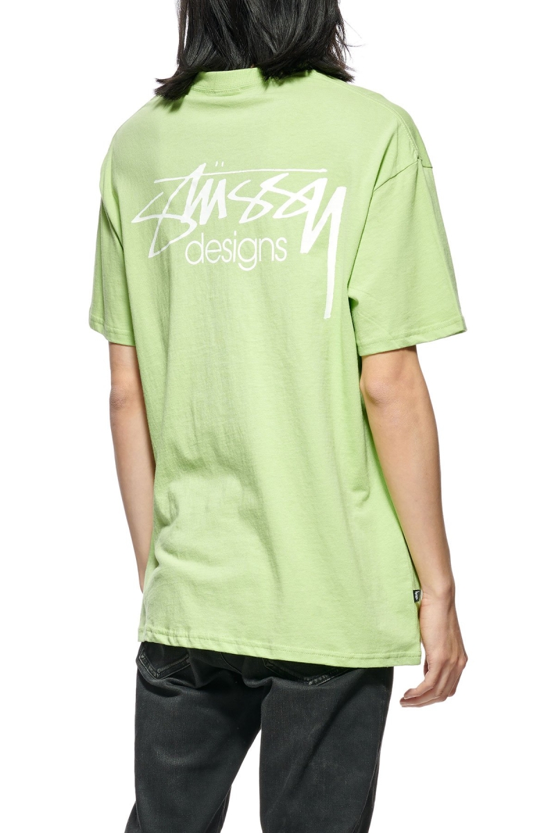 Green Men's Stussy Designs SS Tee Sportswear | CA0000758