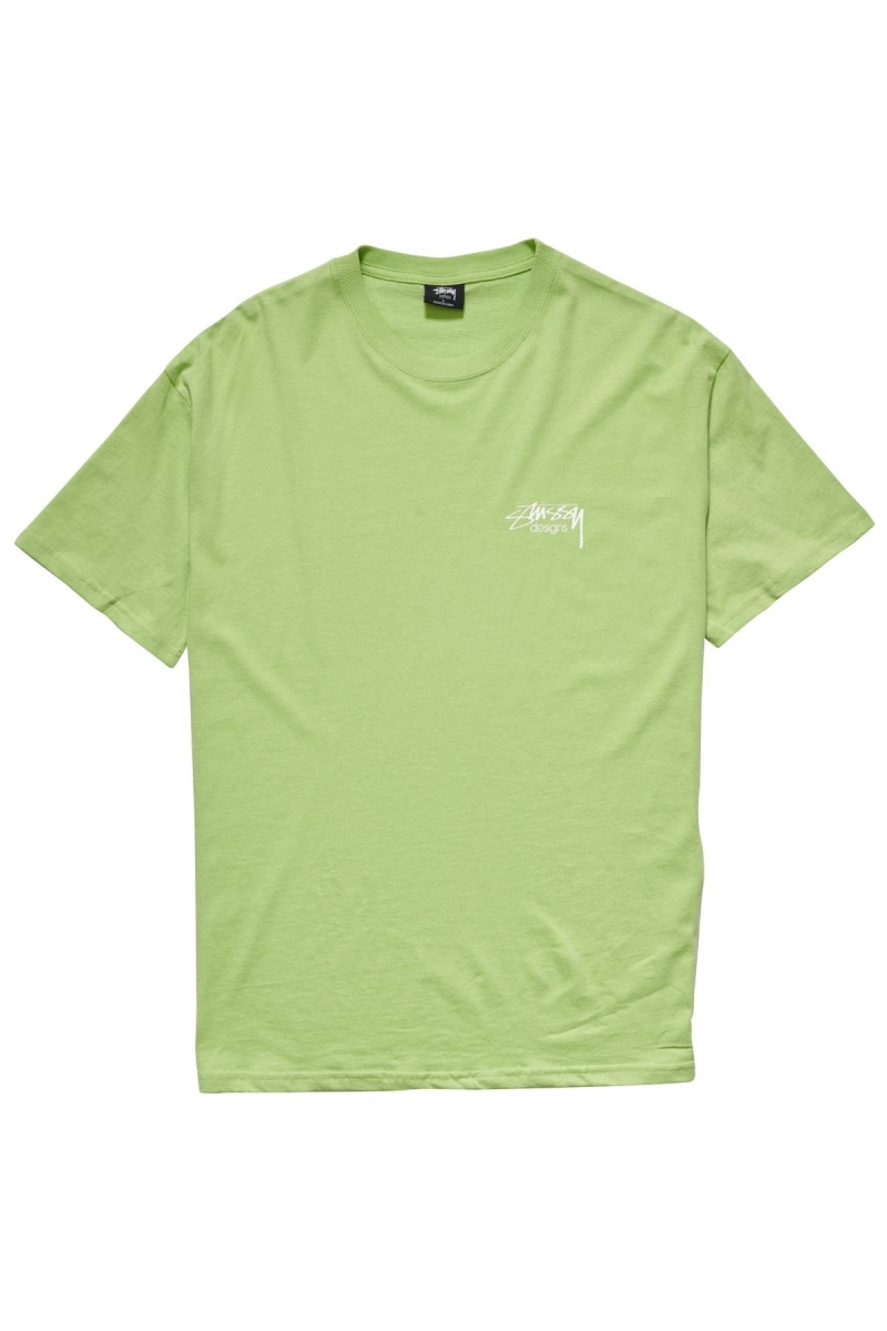 Green Men\'s Stussy Designs SS Tee Sportswear | CA0000758