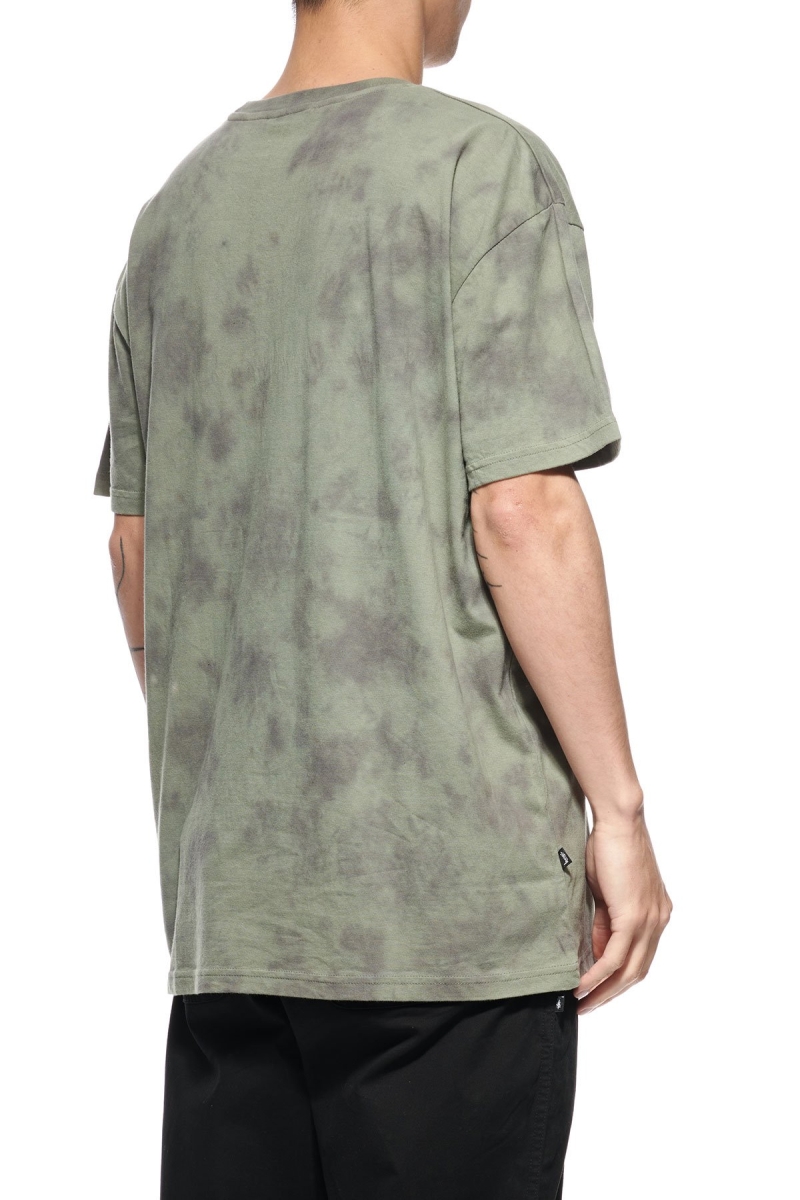 Green Men's Stussy Designs Tie Dye T Shirts | CA0000154