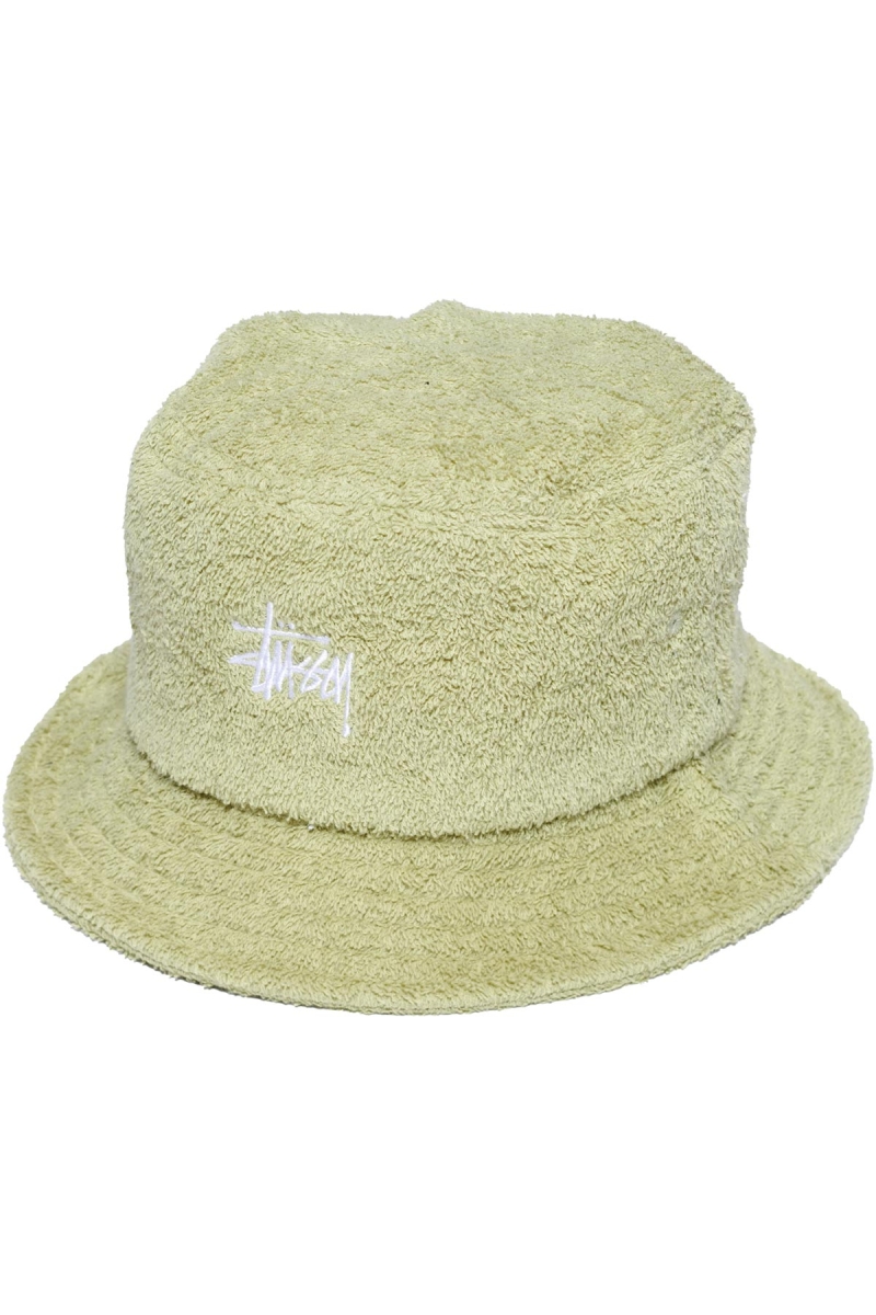 Green Men\'s Stussy Graffiti Terry Bucket Hats | CA0000460