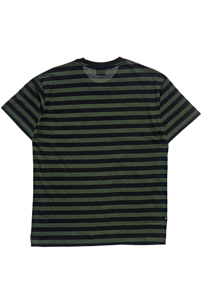 Green Men's Stussy International Stripe SS T Shirts | CA0000224