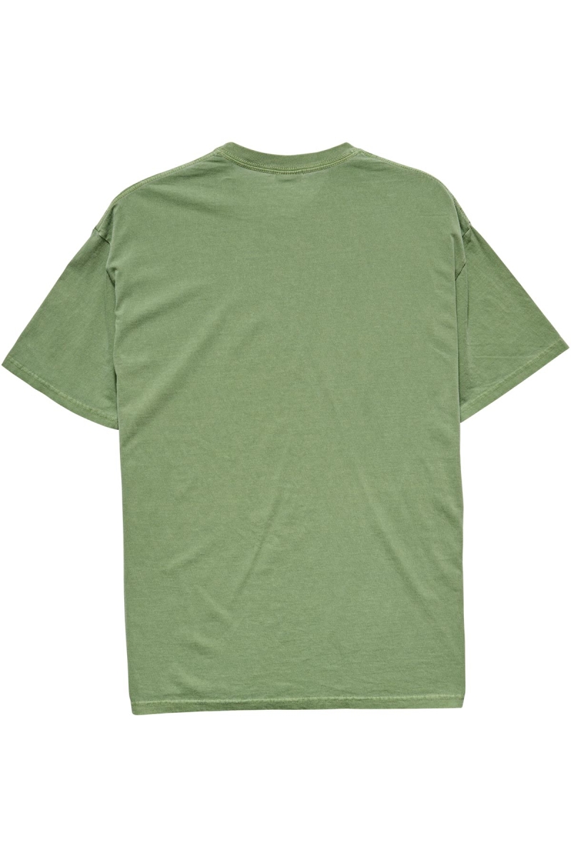 Green Men's Stussy Shadow Stock SS T Shirts | CA0000265