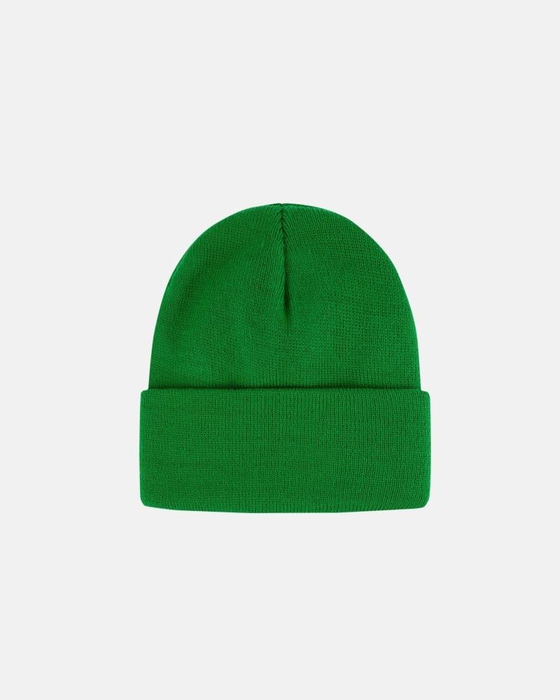 Green Men's Stussy Stock Cuff Beanie | CA0000485