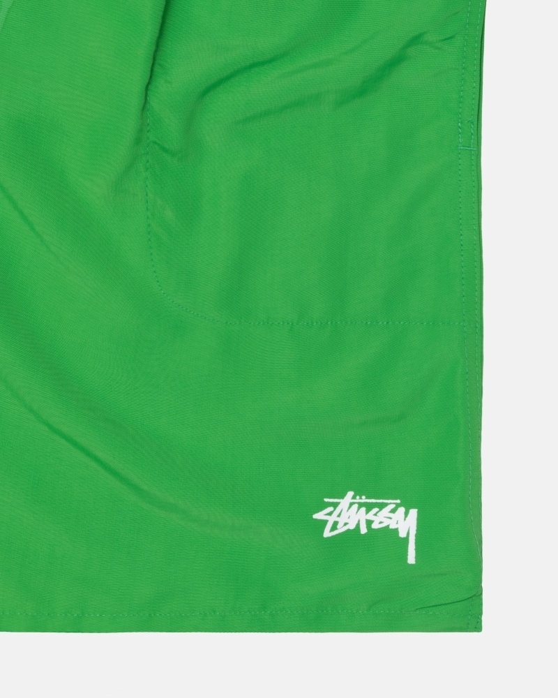 Green Men's Stussy Stock Shorts | CA0000692