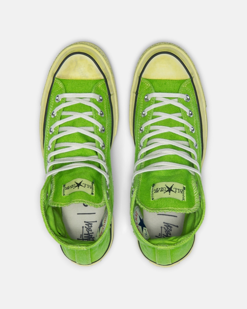 Green Unisex Stussy & Our Legacy Work Shop Converse Shoes | CA0000616