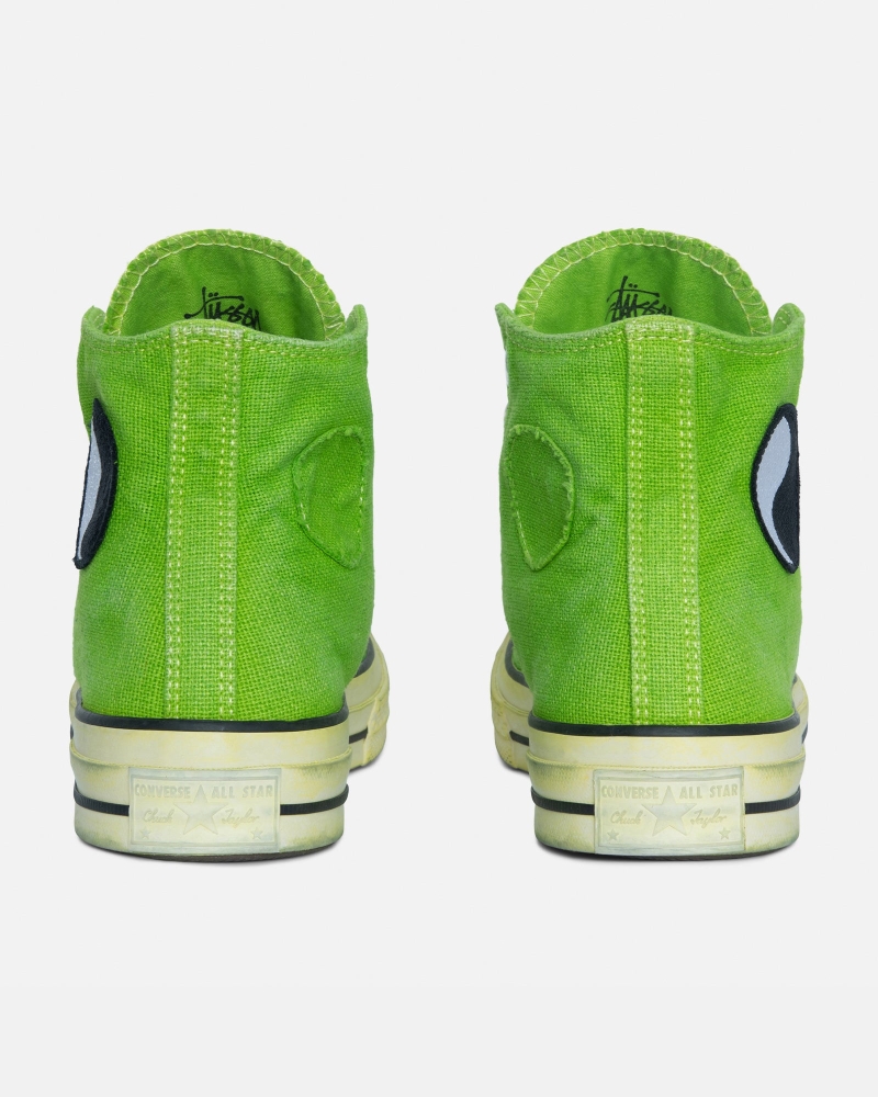 Green Unisex Stussy & Our Legacy Work Shop Converse Shoes | CA0000616