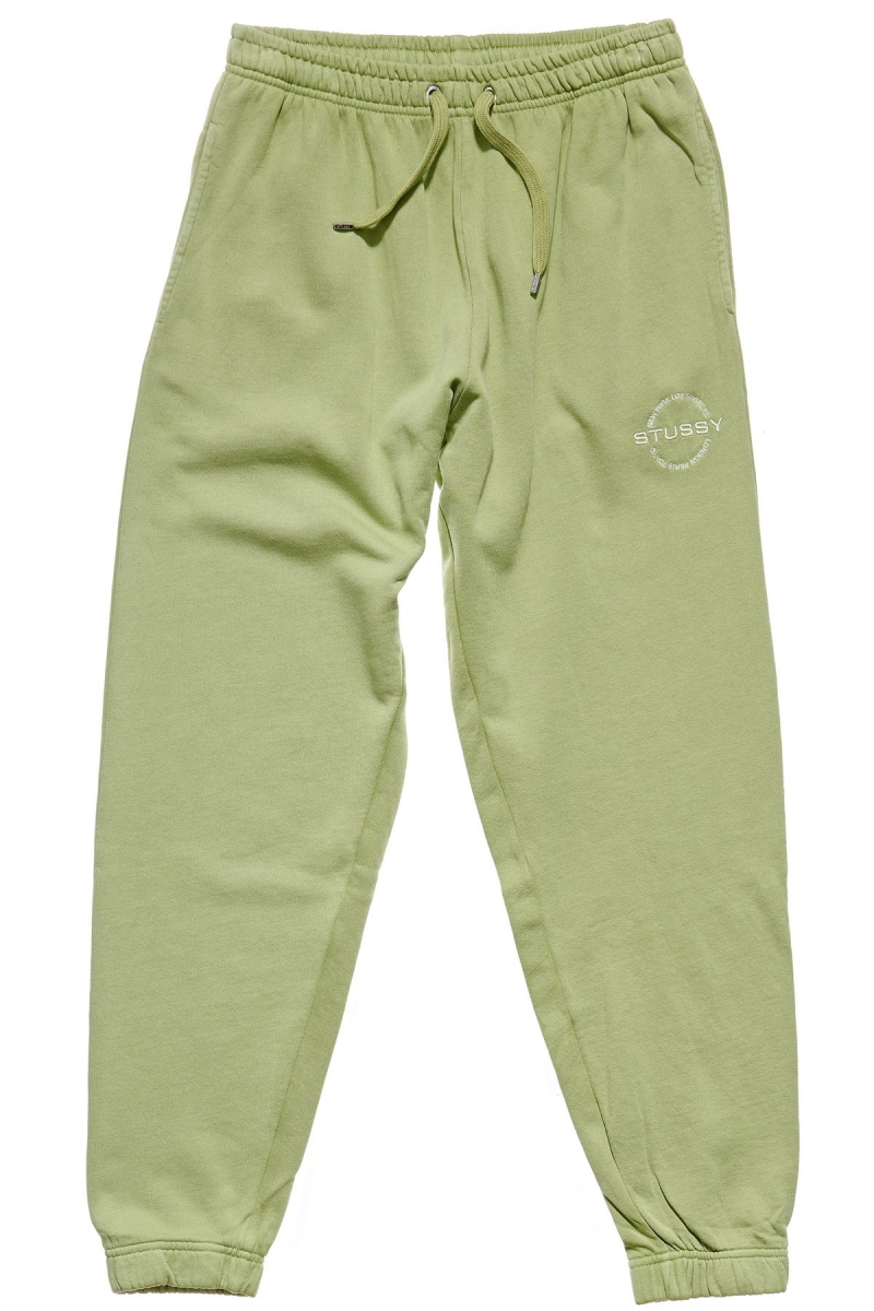 Green Women\'s Stussy City Circle Track Pants | CA0000978