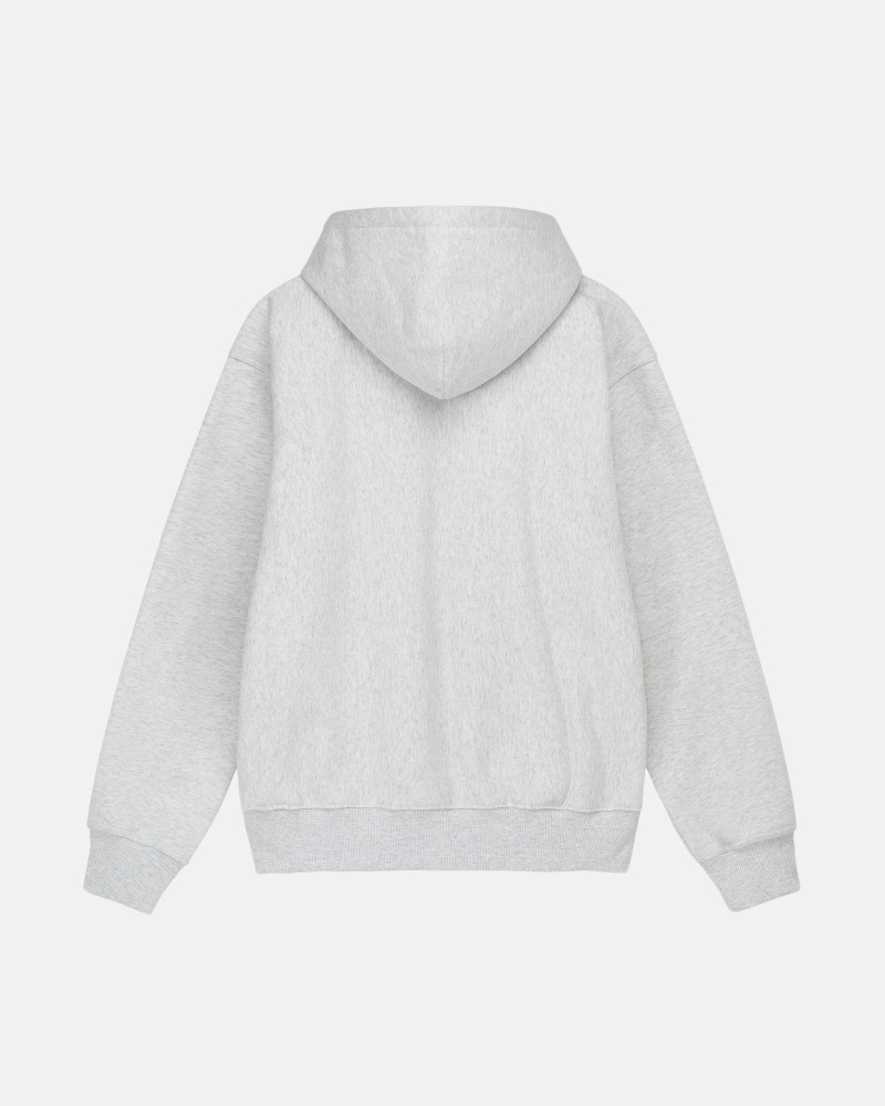 Grey Men's Stussy Stock Box Hoodies | CA0000076