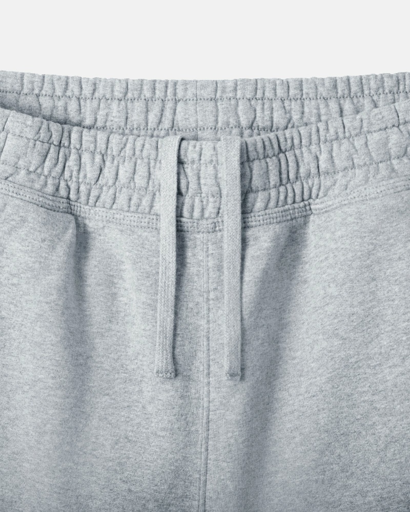 Grey Men's Stussy Stock Logo Shorts | CA0000686