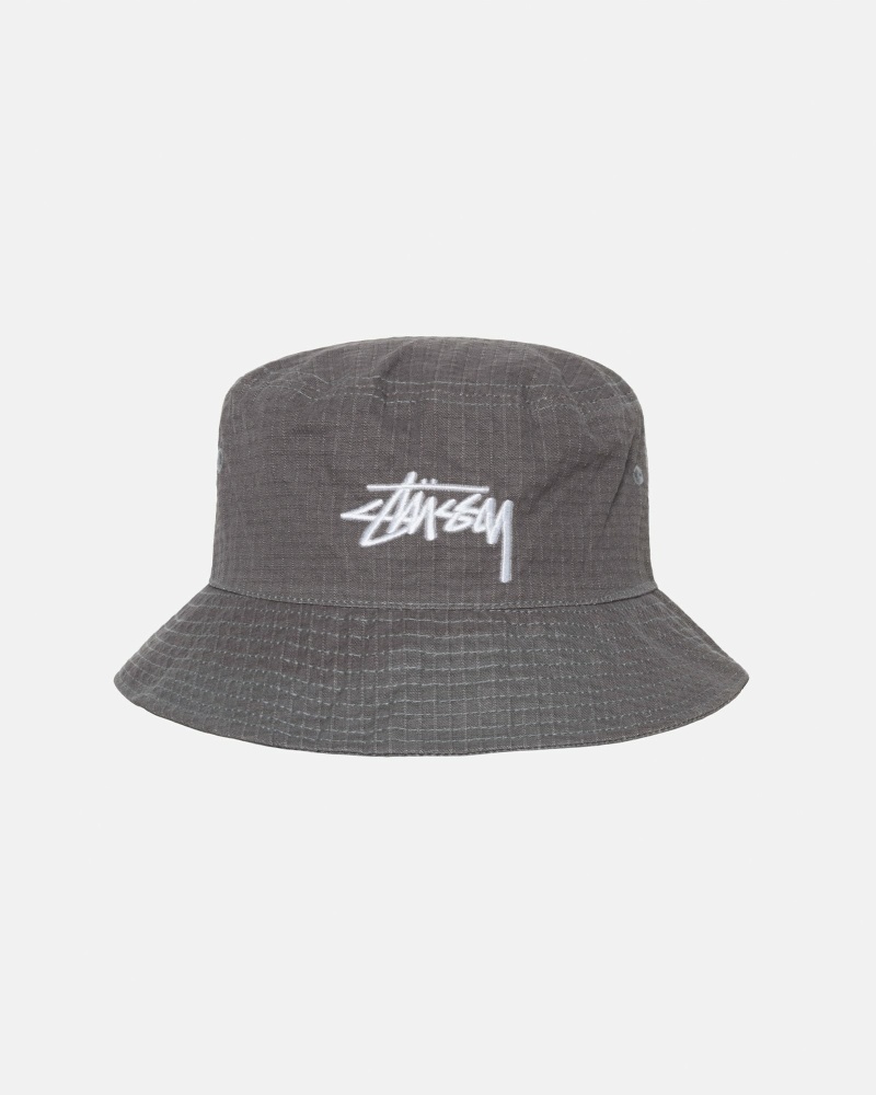 Grey Men\'s Stussy Thermochromatic Bucket Hats | CA0000502