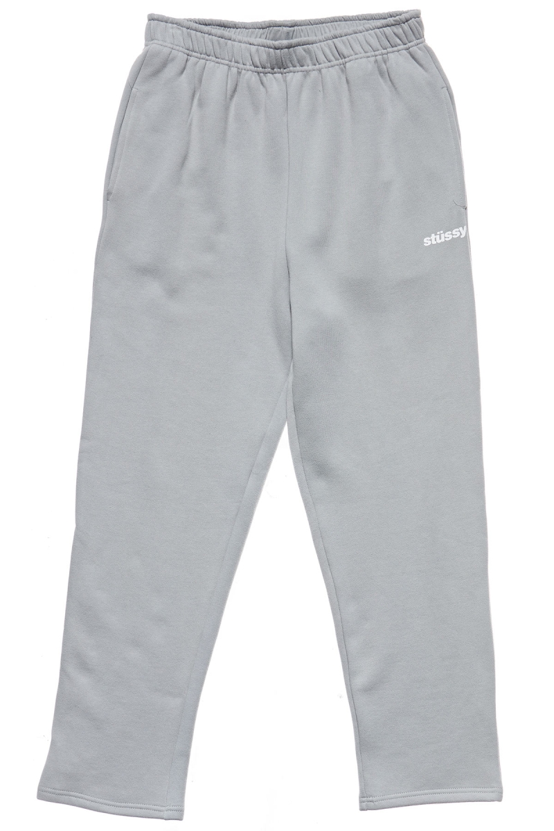 Grey Women\'s Stussy Italic Crop Sweat Pants | CA0000563