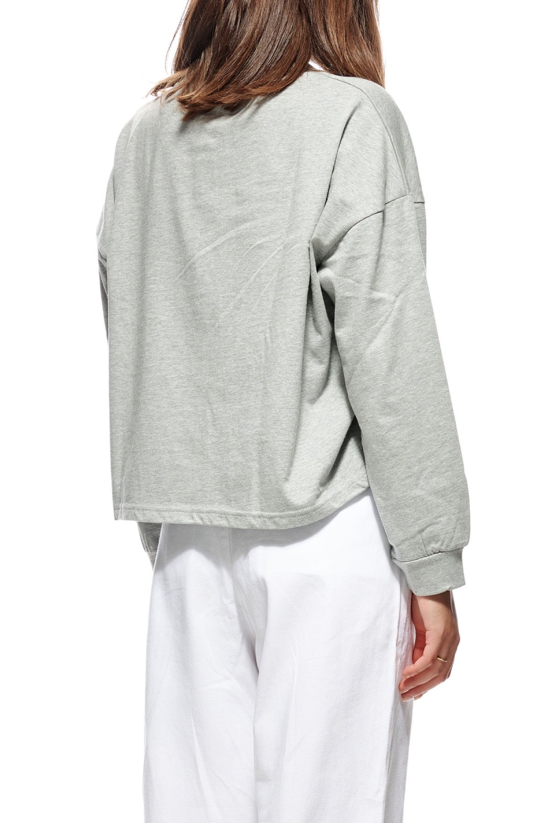 Grey Women's Stussy Jerome Henley Sportswear | CA0000772