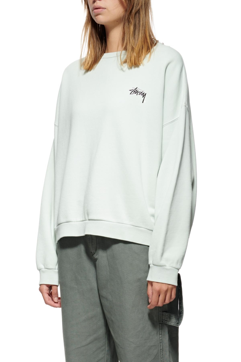 Grey Women's Stussy Parkway OS Crew Sportswear | CA0000778