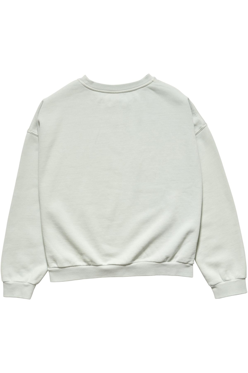 Grey Women's Stussy Parkway OS Crew Sweaters | CA0000848