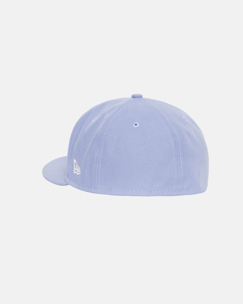 Lavender Men's Stussy Authentic New Era Caps | CA0000374