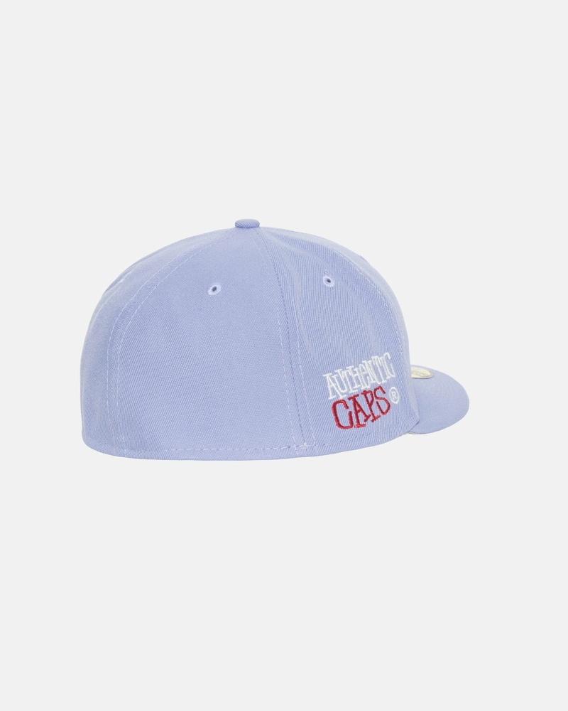 Lavender Men's Stussy Authentic New Era Caps | CA0000374