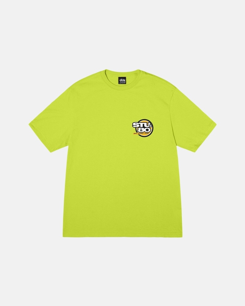 Light Green Men's Stussy Hot 80 T Shirts | CA0000217