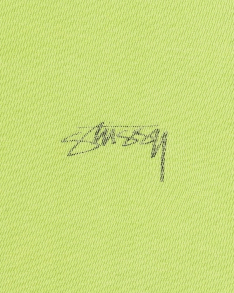 Light Green Men's Stussy Lazy T Shirts | CA0000242