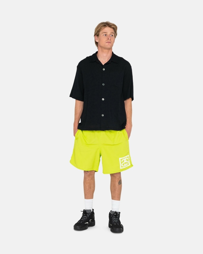 Light Green Men's Stussy Ss-Link Shorts | CA0000682