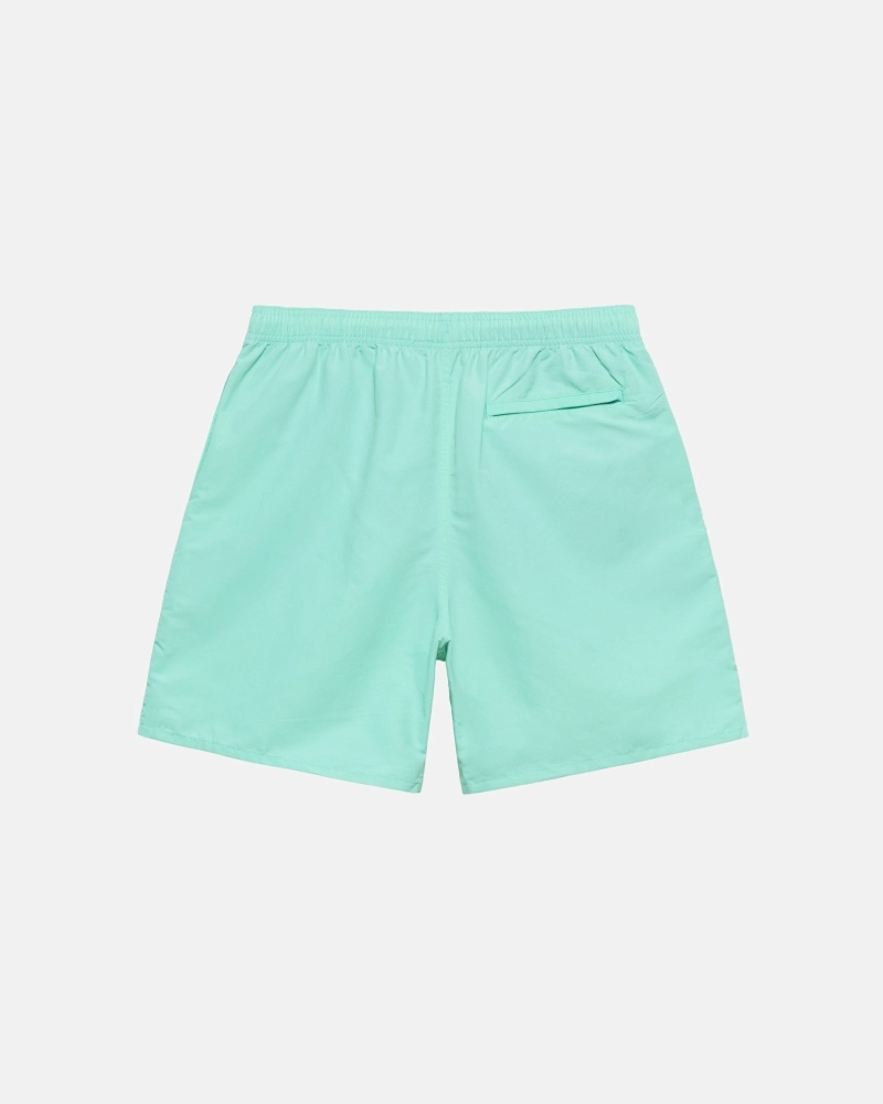 Light Turquoise Men's Stussy Stock Shorts | CA0000695