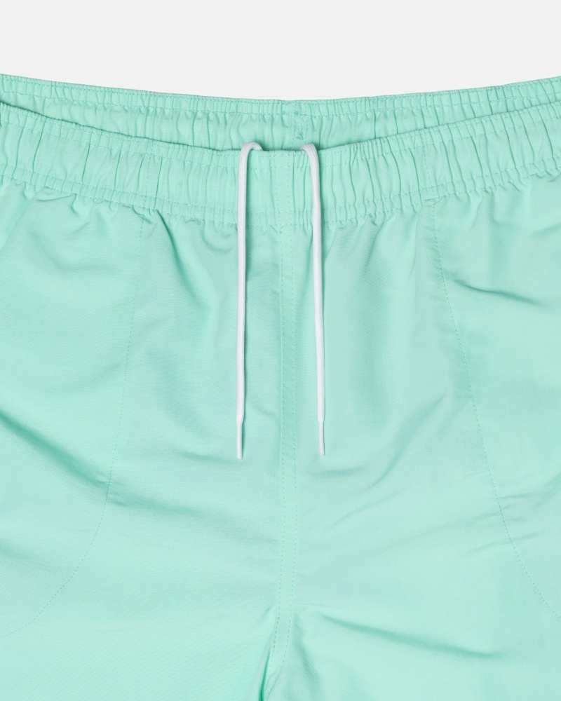 Light Turquoise Men's Stussy Stock Shorts | CA0000695