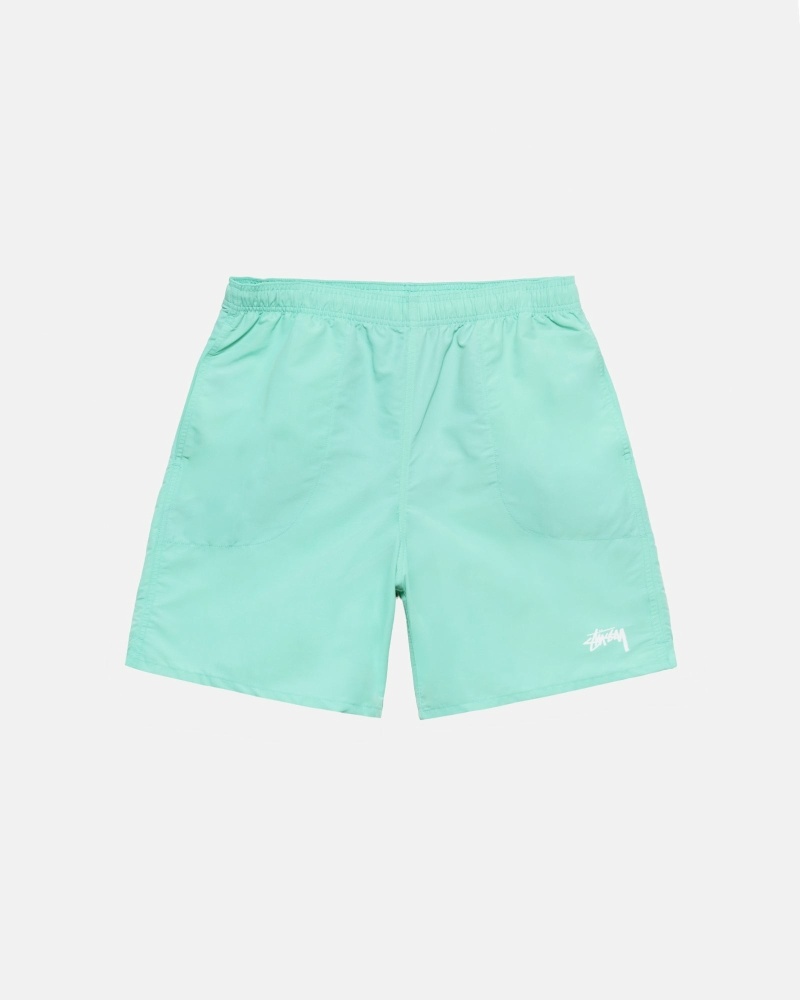 Light Turquoise Men\'s Stussy Stock Shorts | CA0000695