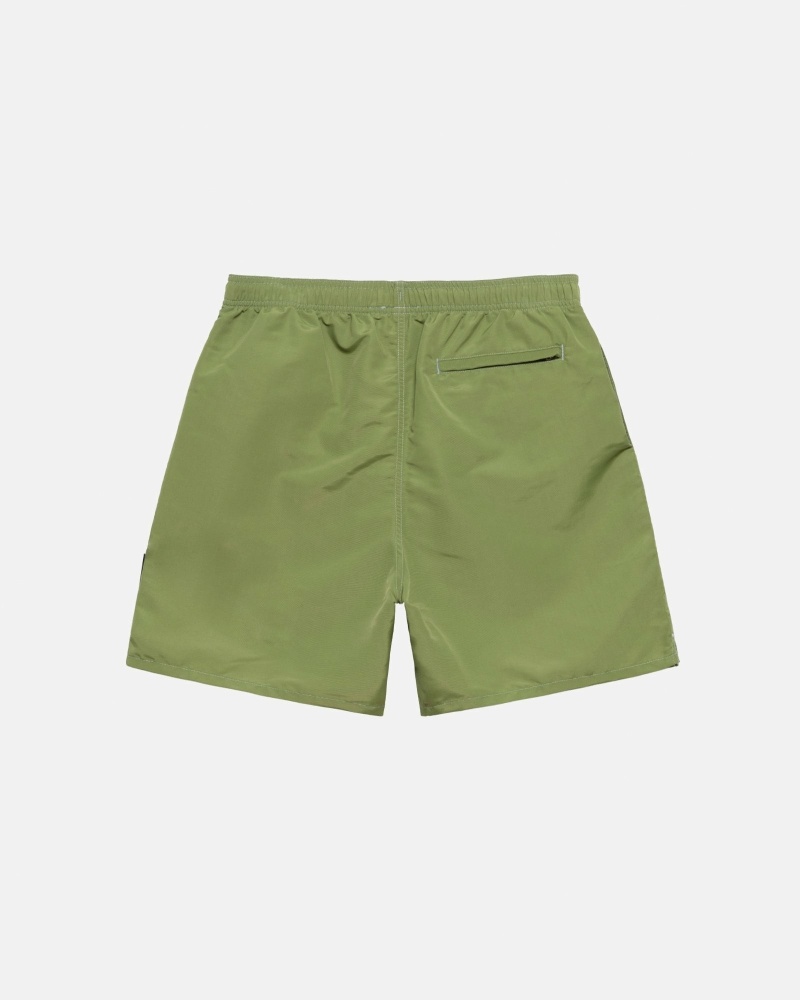 Light Turquoise Men's Stussy Surfman Patch Shorts | CA0000702