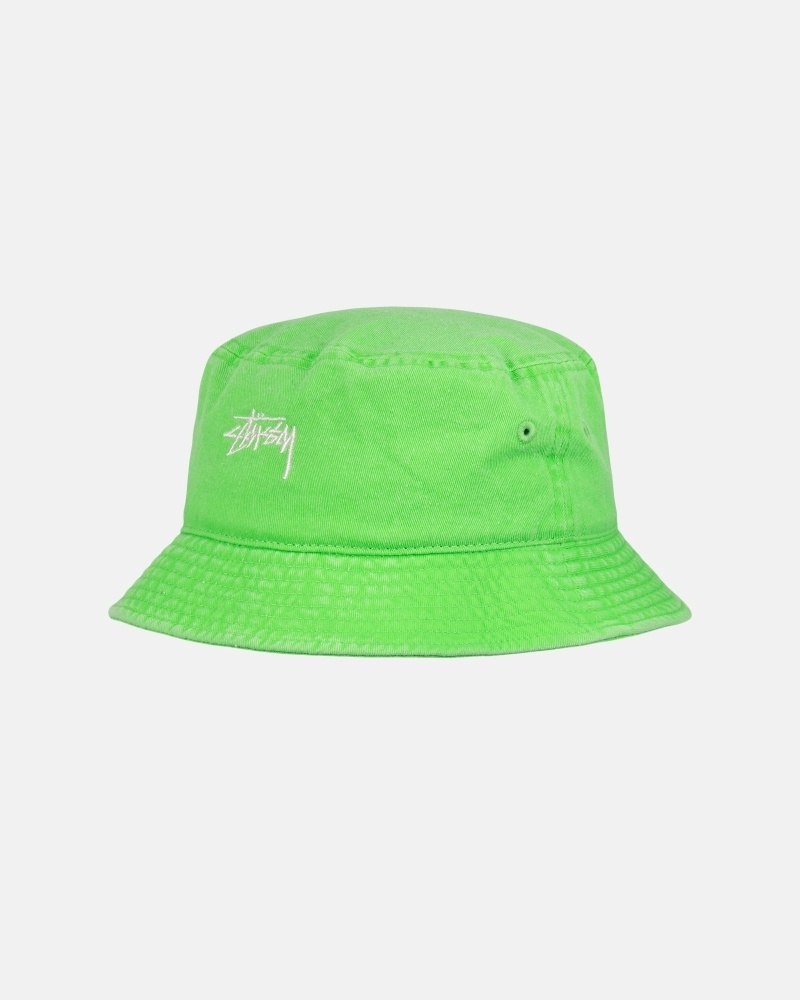 Mint Men's Stussy Washed Stock Bucket Hats | CA0000511