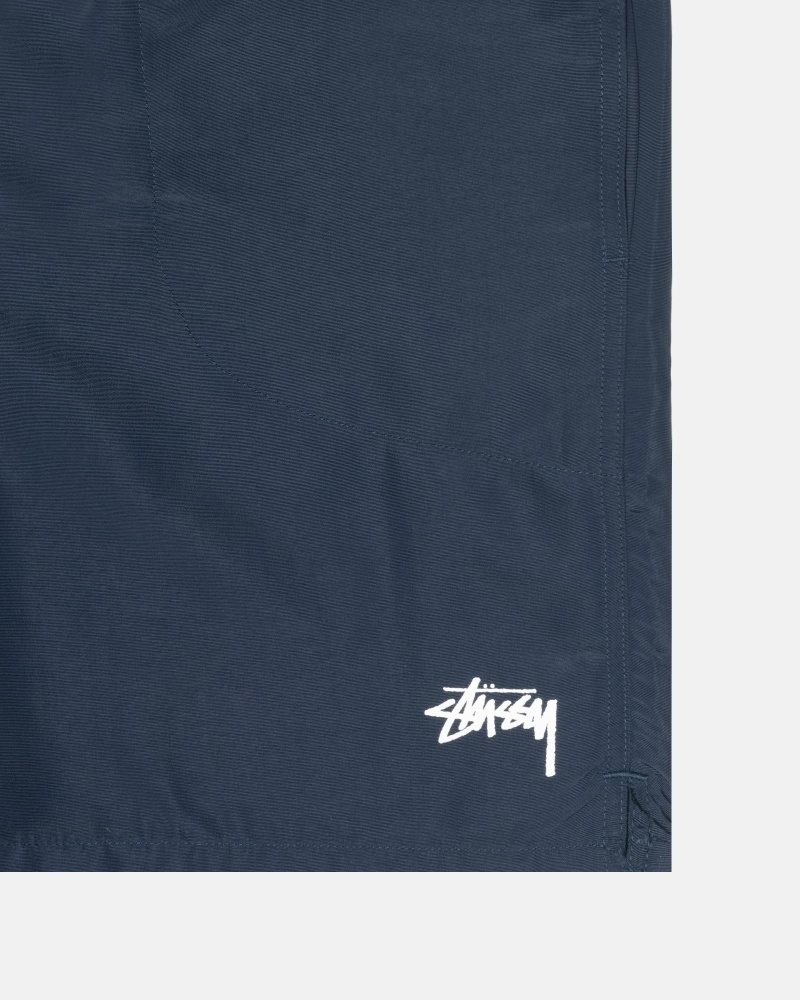 Navy Men's Stussy Stock Shorts | CA0000688