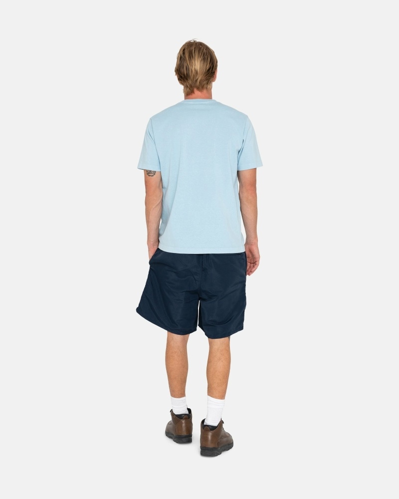 Navy Men's Stussy Stock Shorts | CA0000688