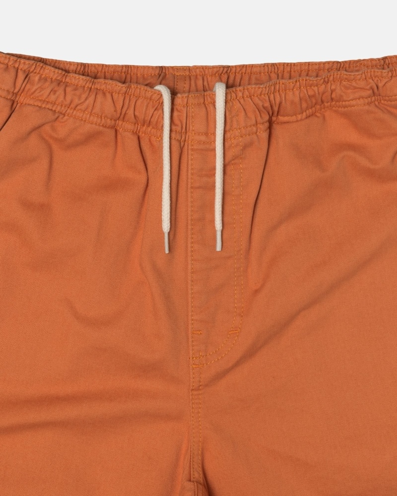 Orange Men's Stussy Brushed Beach Pants | CA0000545