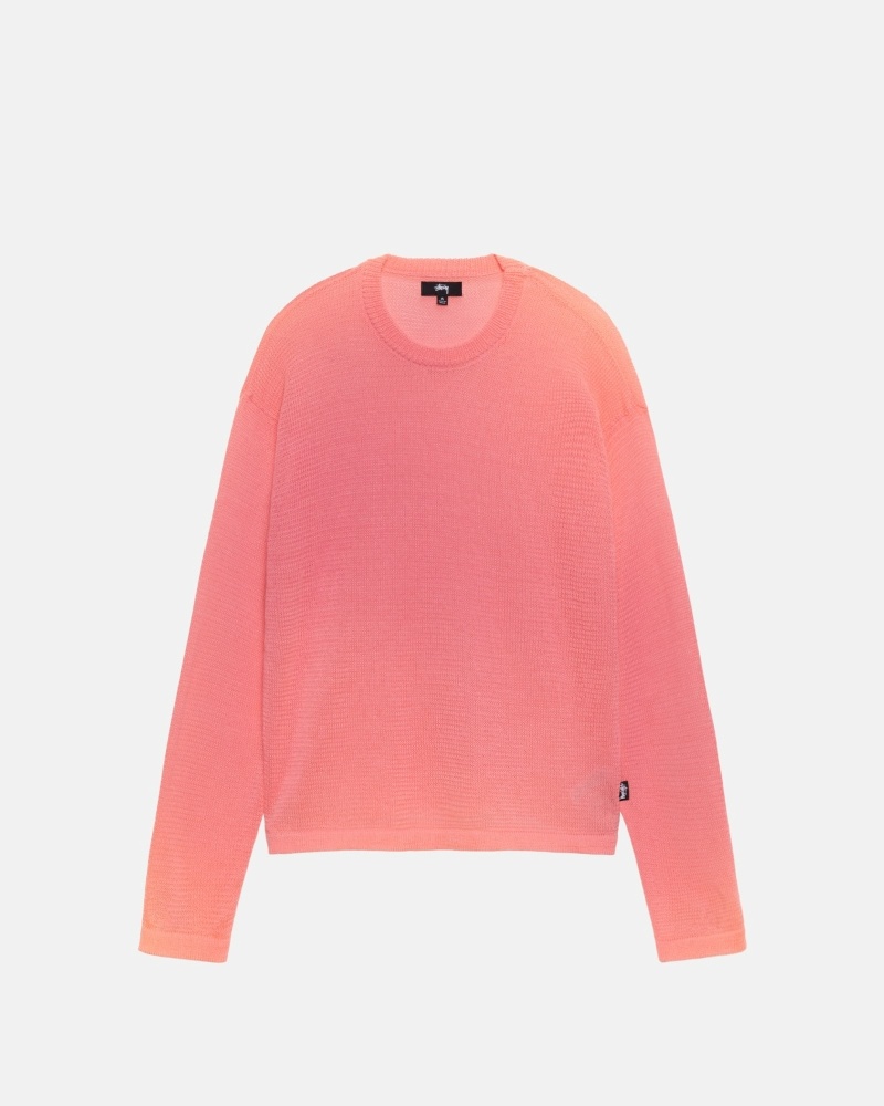 Orange Men's Stussy Light Sensitive Knit Sweater | CA0000532