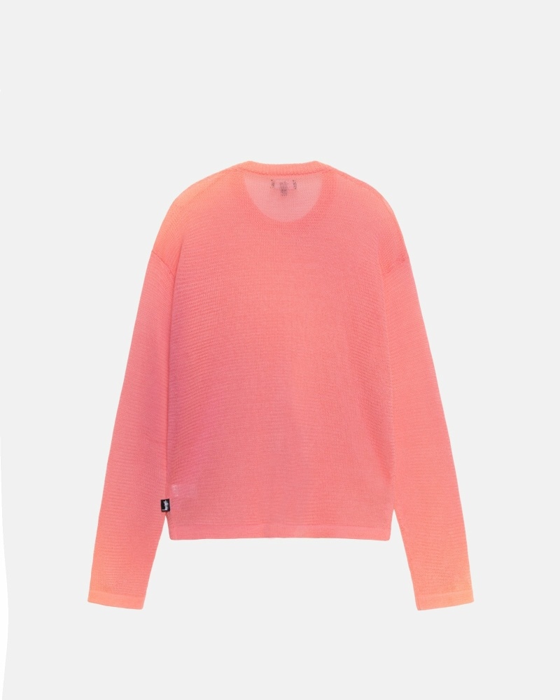 Orange Men's Stussy Light Sensitive Knit Sweater | CA0000532