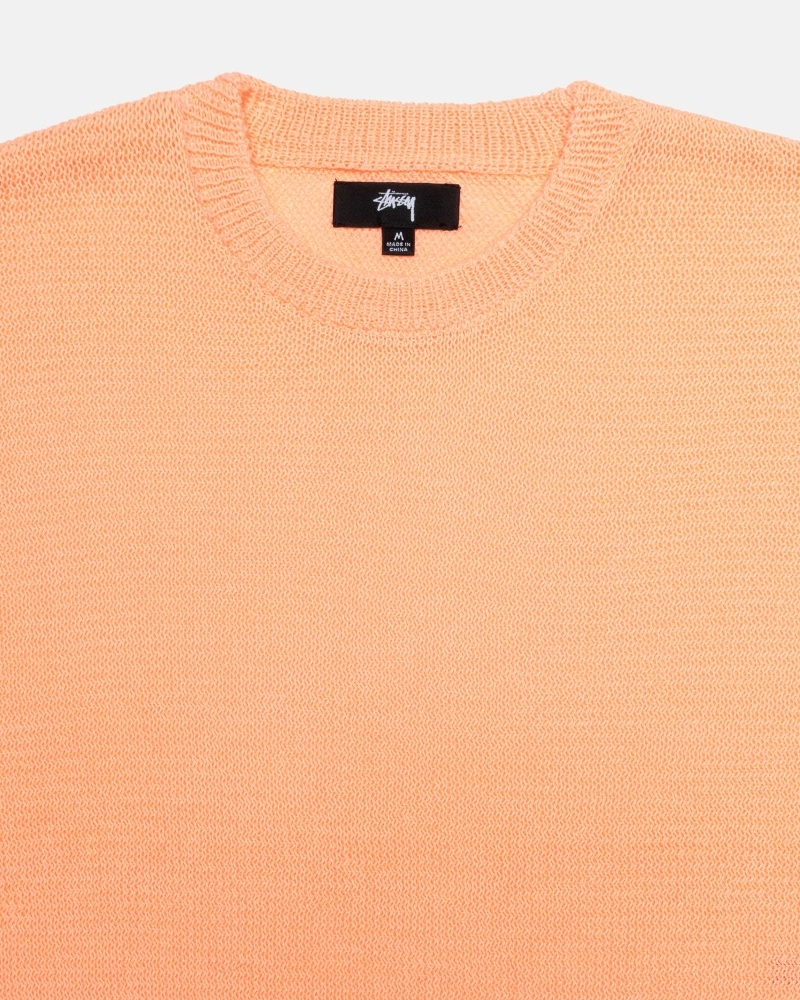 Orange Men's Stussy Light Sensitive Knit Sweater | CA0000532