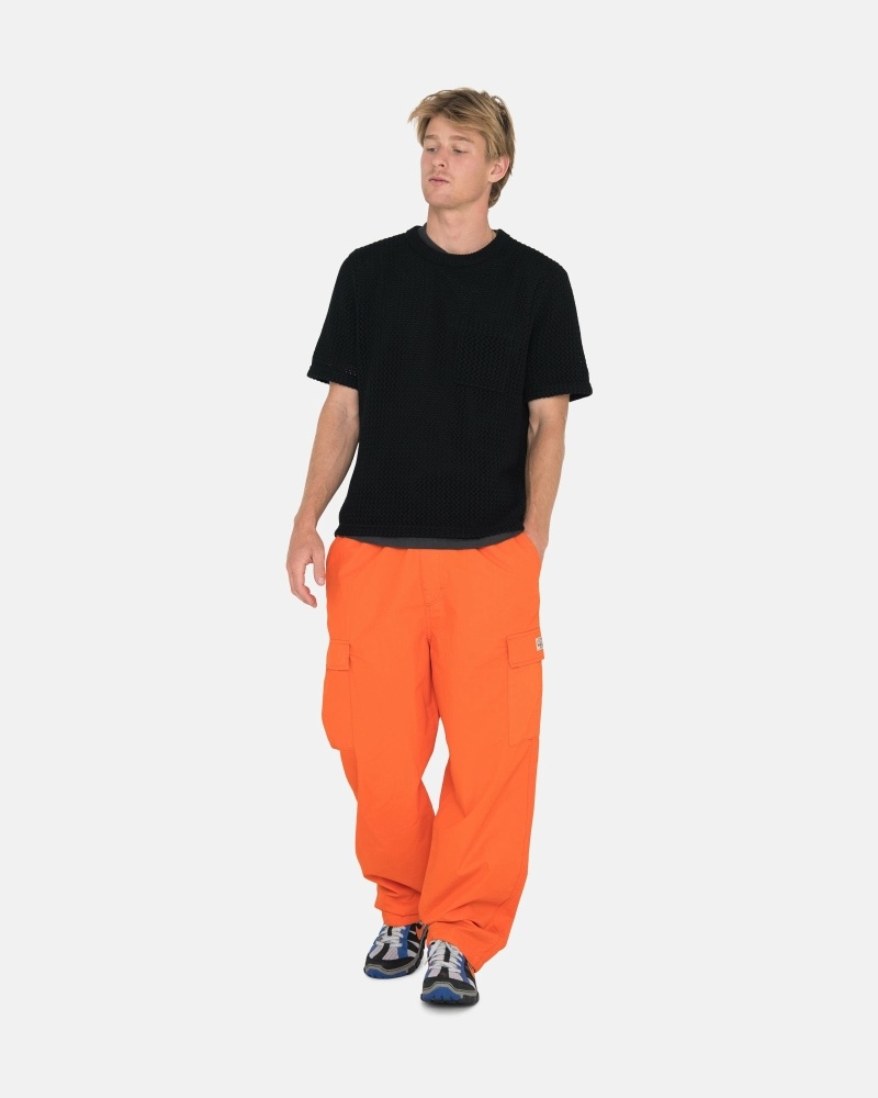 Orange Men's Stussy Ripstop Cargo Beach Pants | CA0000584