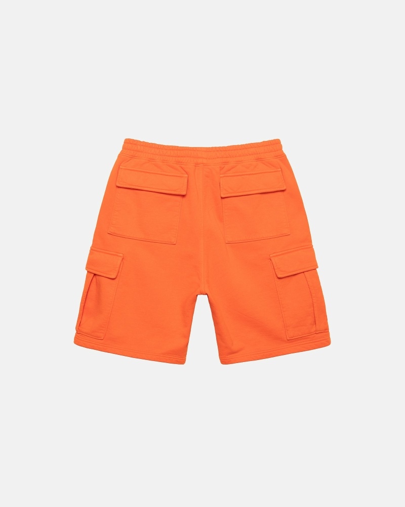 Orange Men's Stussy Sport Cargo Shorts | CA0000678