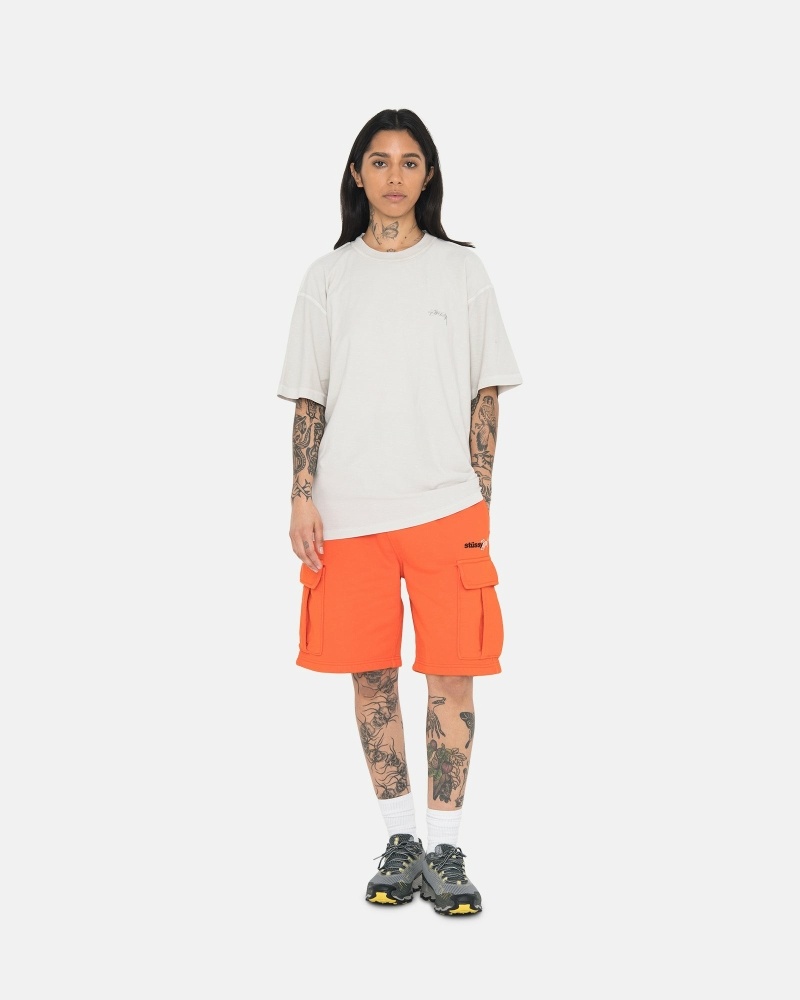 Orange Men's Stussy Sport Cargo Shorts | CA0000678