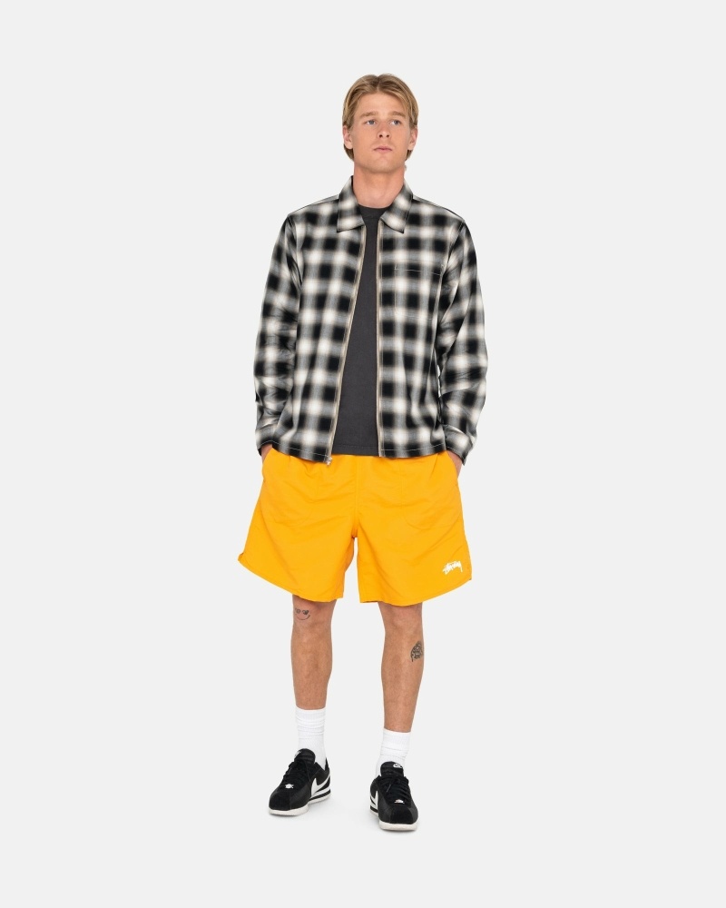 Orange Men's Stussy Stock Shorts | CA0000697