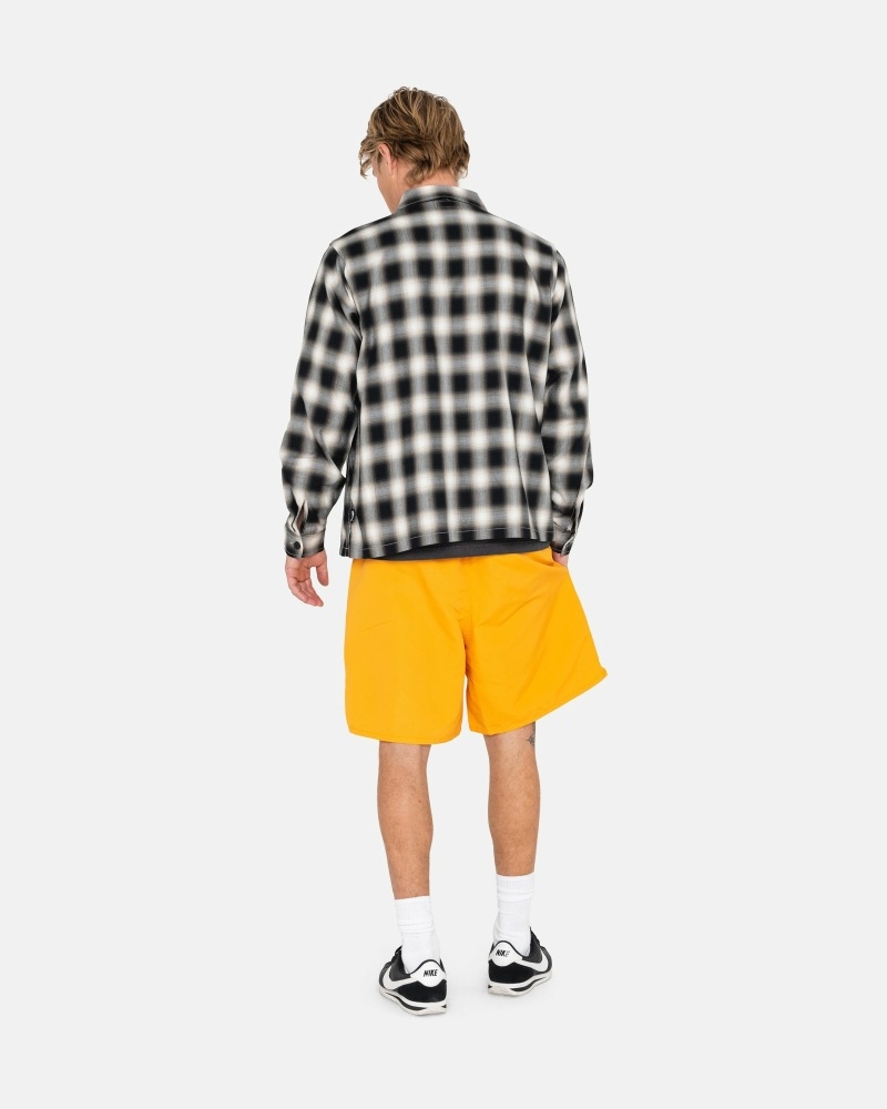 Orange Men's Stussy Stock Shorts | CA0000697